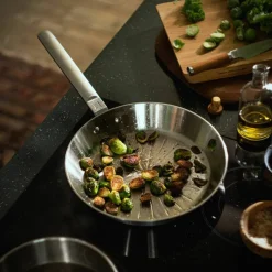 Norden obelagd stekpanna 24 cm, rostfritt stål