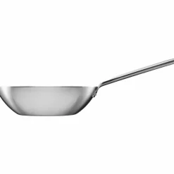 Norden obelagd wokpanna 28 cm, rostfritt stål