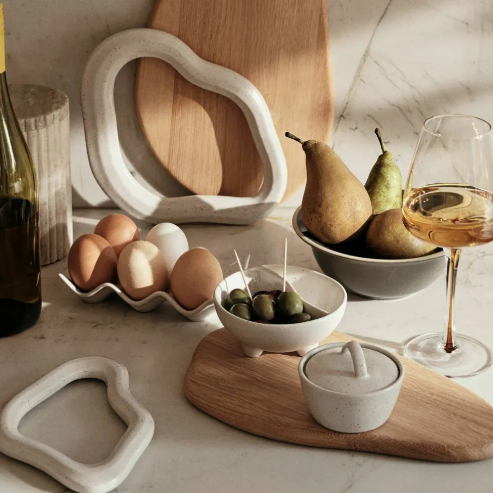 Nordic skål med lock, vanilla