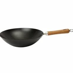 NS wok kolstål svart 36 cm