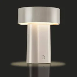 Oblong lampa, varmgrå