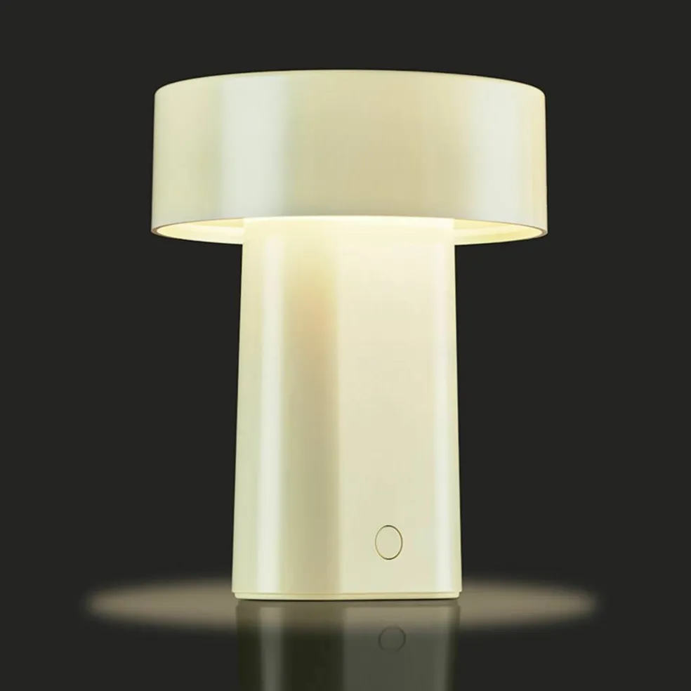 Oblong lampa, varmgrå