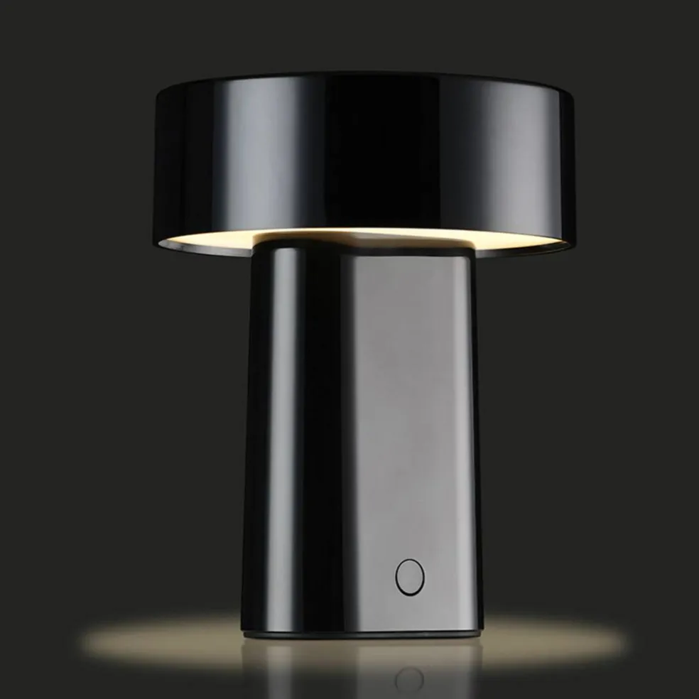 Oblong lampa, varmgrå