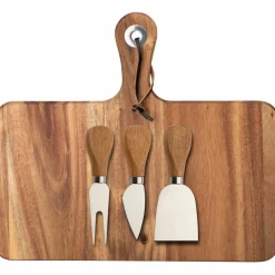 Oline Ostbricka handtag Akaciaträd 3 ostverktyg längd 29 cm