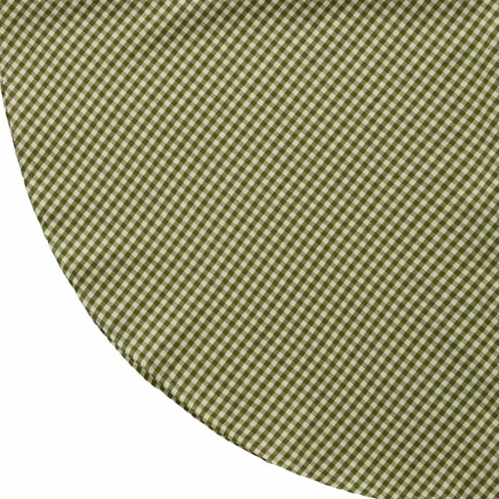 Oliva rund duk 160 cm, grön