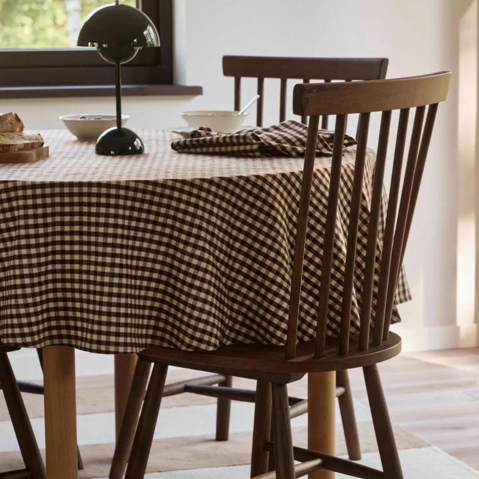 Oliva rund duk 160 cm, grön