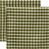 Oliva servett 45×45 cm 2-pack, grön