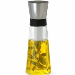 Oljesprayflaska 14 cl, svart/stål