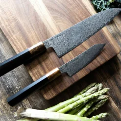 OMO bunka petty skalkniv 12 cm + kockkniv 21 cm