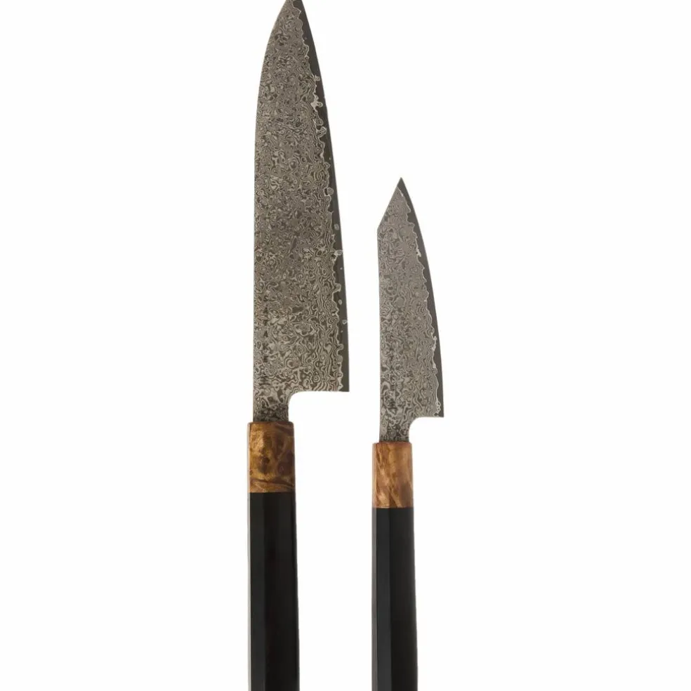 OMO bunka petty skalkniv 12 cm + kockkniv 21 cm