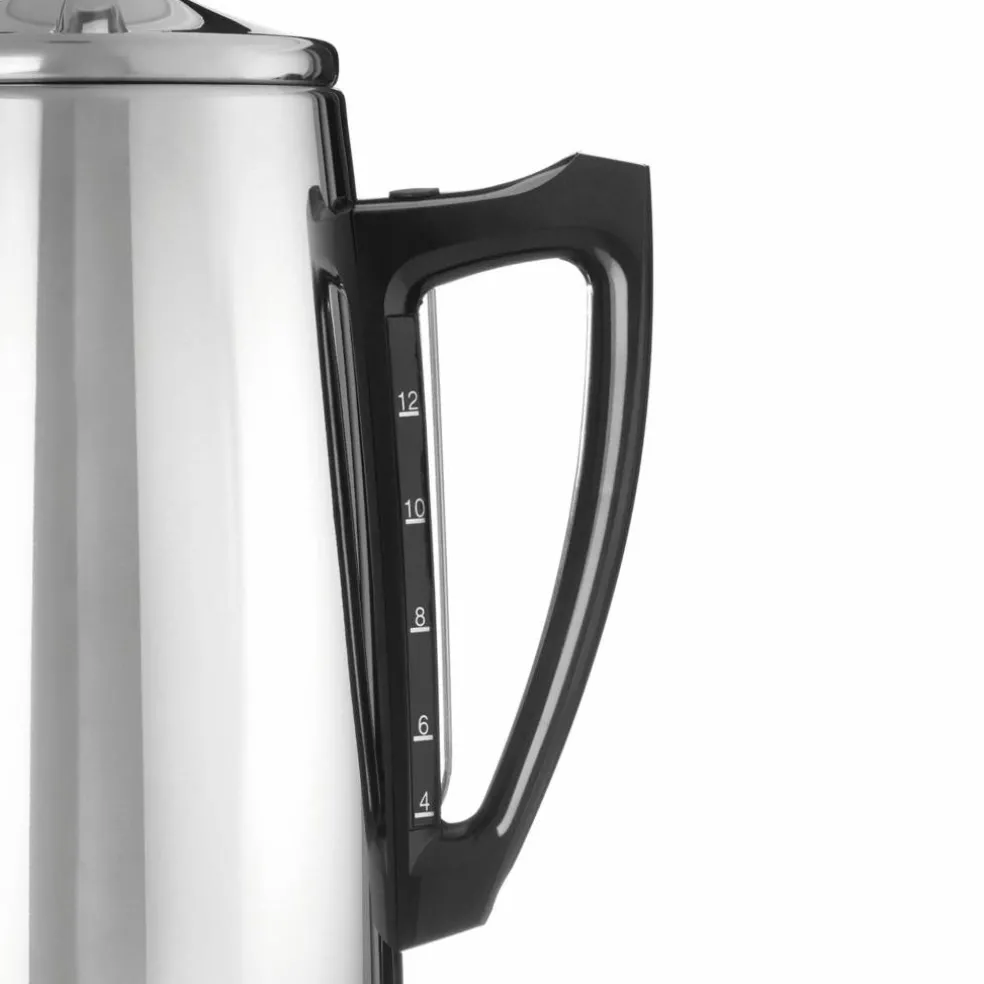 Original perkolator 12 koppar, rostfritt stål