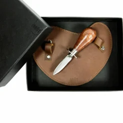Ostronkniv med läderhandske