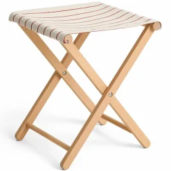 Outdoor Market hopfällbar pall, blå/beige
