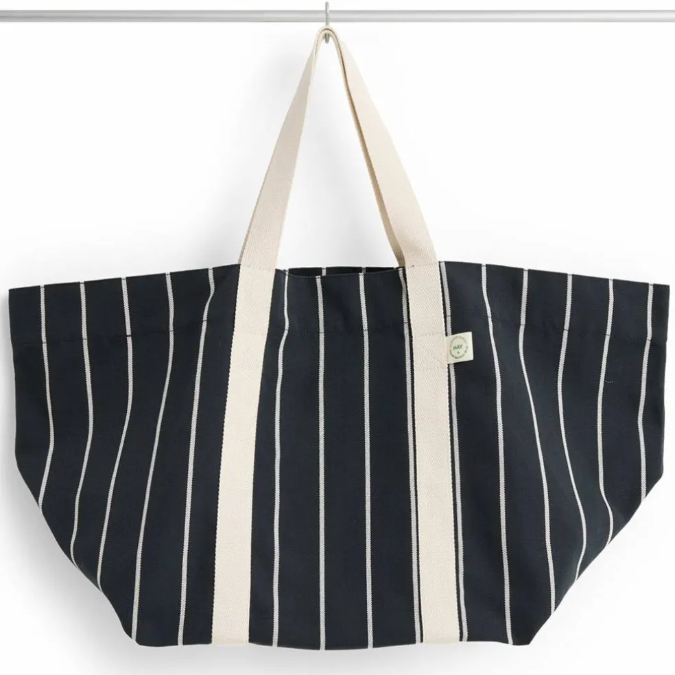 Outdoor Market picknickväska, medium — svart/beige