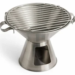 Outdoor Market – portabel kolgrill i rostfritt stål