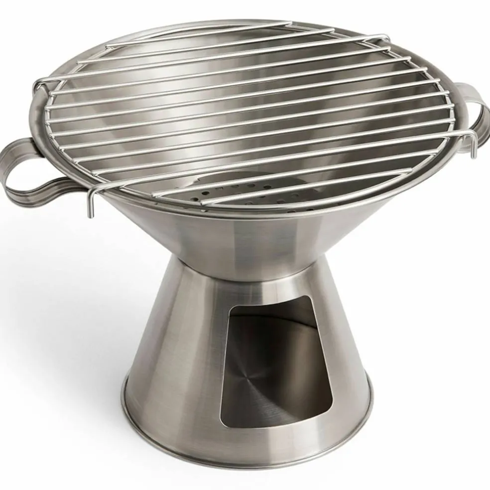 Outdoor Market – portabel kolgrill i rostfritt stål