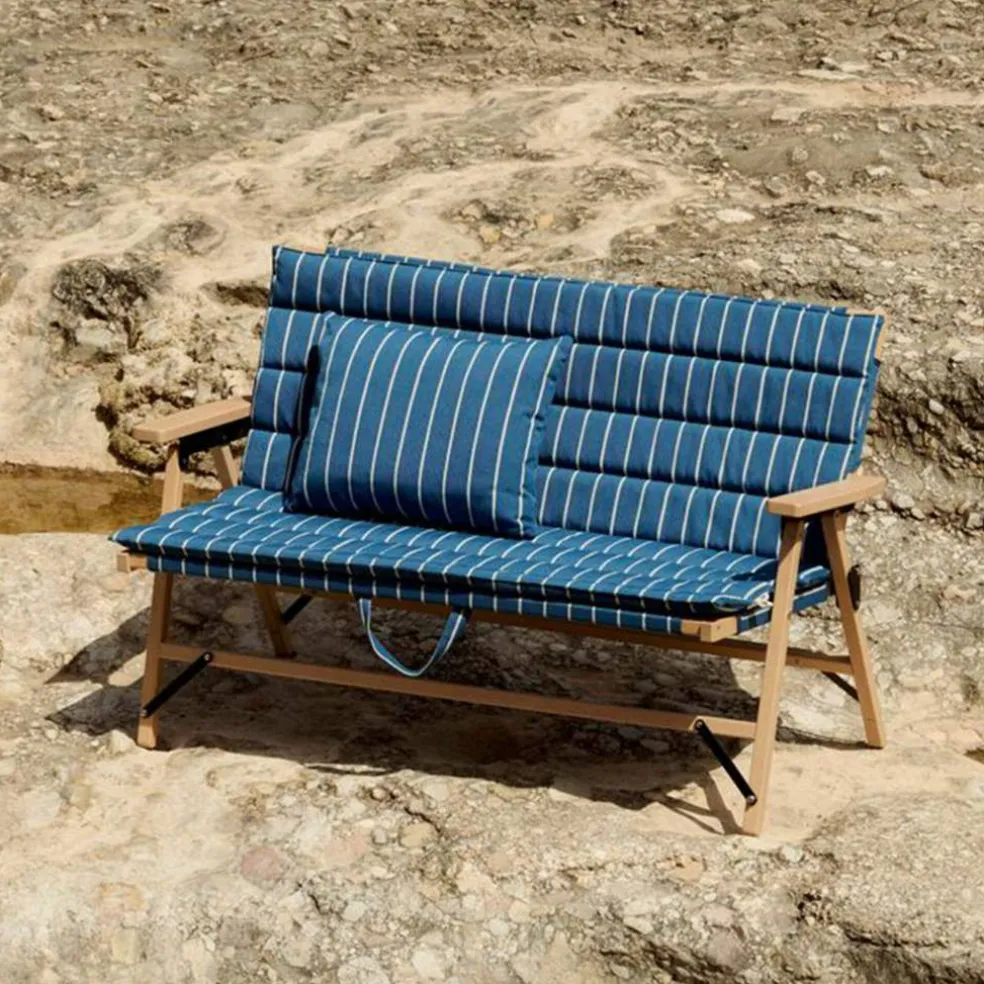 Outdoor Market — soffkudde, blå/beige