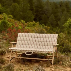 Outdoor Market — soffkudde, blå/beige