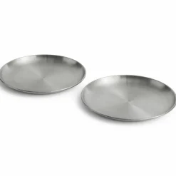 Outdoor Market ståltallrik, medium, 2‑pack
