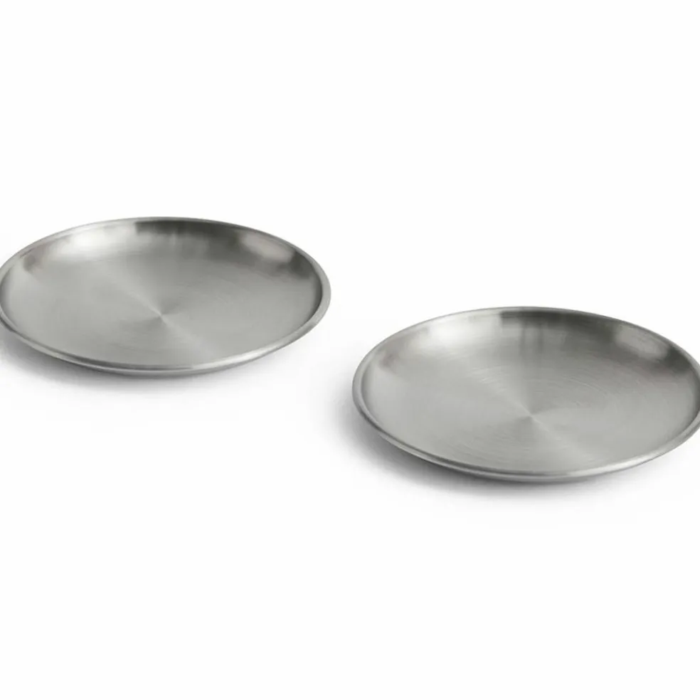 Outdoor Market ståltallrik 2-pack, small