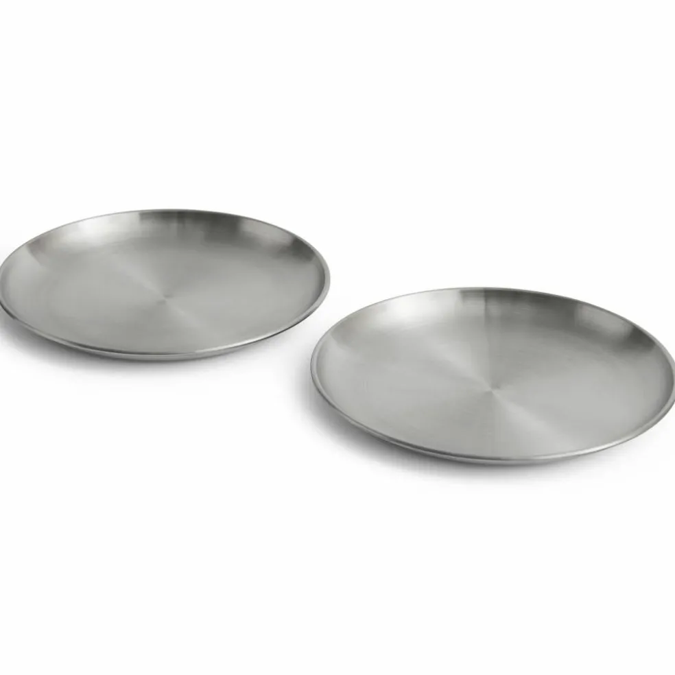 Outdoor Market ståltallrik 2-pack, small