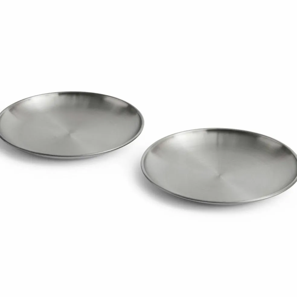 Outdoor Market ståltallrik 2-pack, small