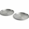 Outdoor Market tallrik i rostfritt stål – Large, 2‑pack