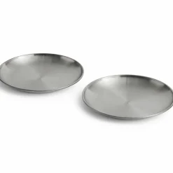 Outdoor Market tallrik i rostfritt stål – Large, 2‑pack