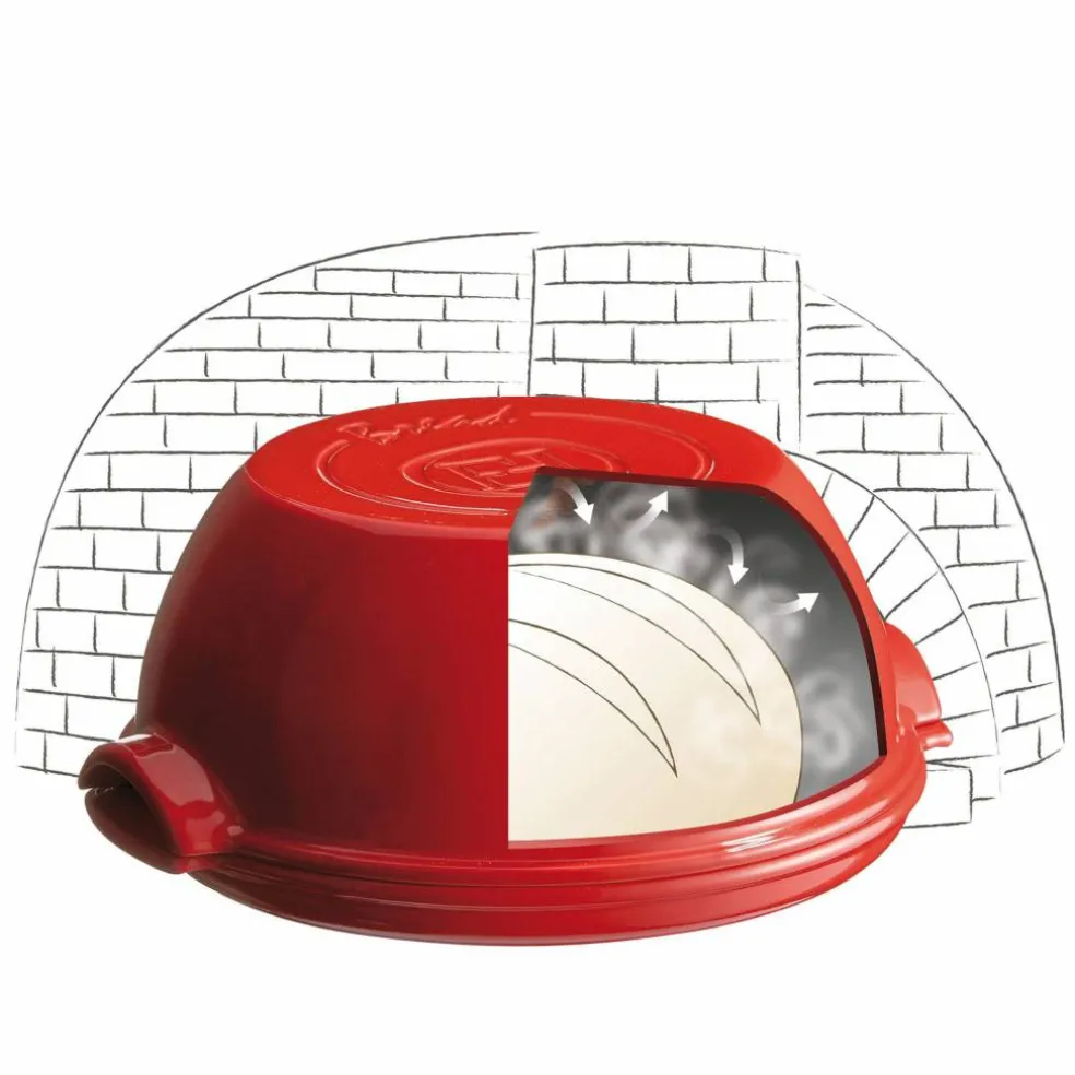 Oval brödform 5,2 liter, röd