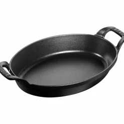 Oval Form/Fat Svart 24 cm 1 l