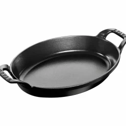 Oval Form/Fat Svart 28 cm 1,6 l