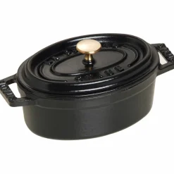 Oval Gryta Svart 11 cm 0,25 l