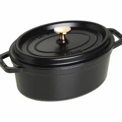 Oval Gryta Svart 23 cm 2,35 l