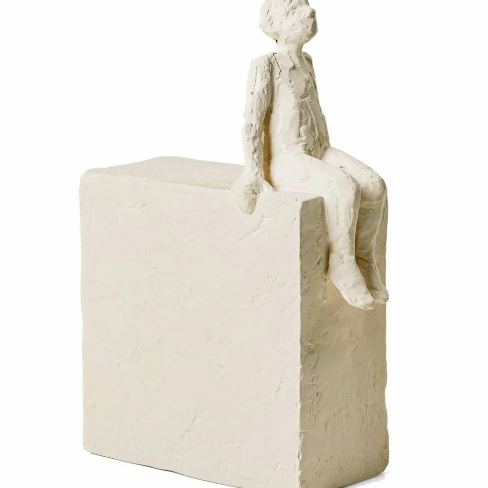 Oxen 12cm, vit