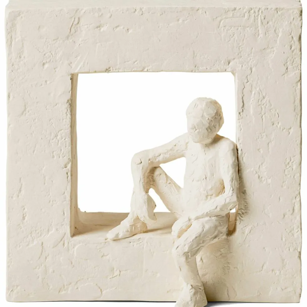 Oxen 12cm, vit