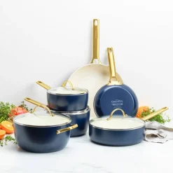 Padova gryt- och pannset 6 delar, oxford blue