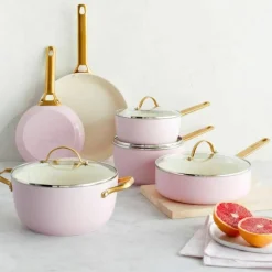 Padova stekpanneset 20 + 26 cm, blush pink