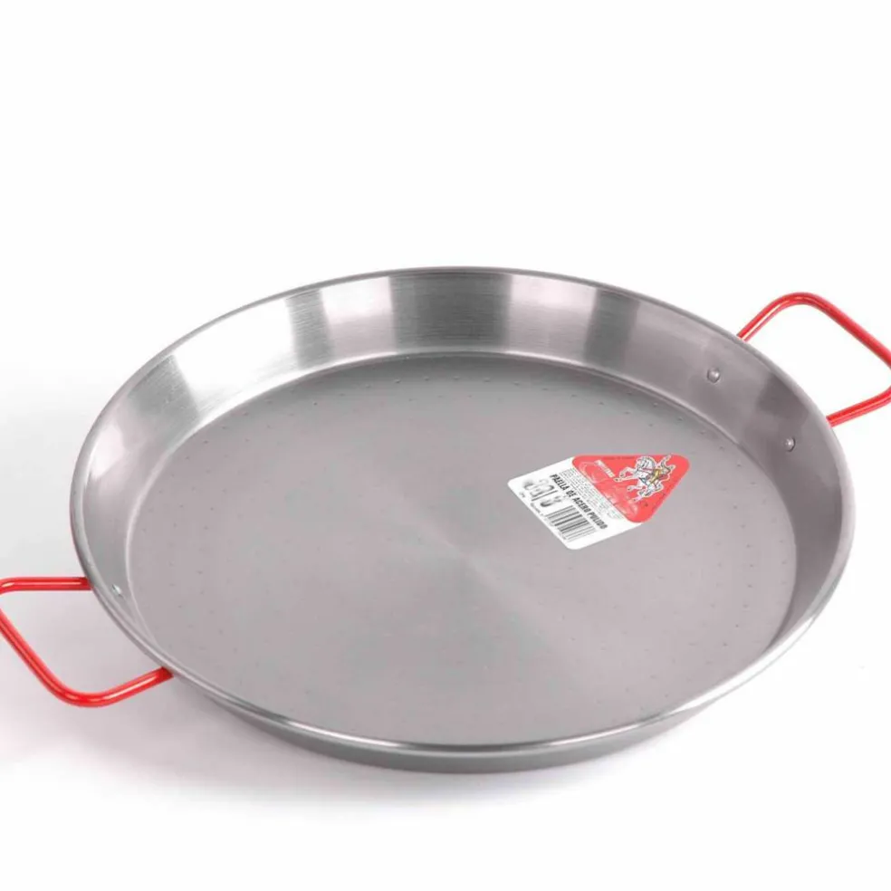 Paellapanna Polerat kolstål 90 cm