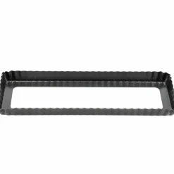 Pajform rektangulär 35×11 cm, mörkgrå