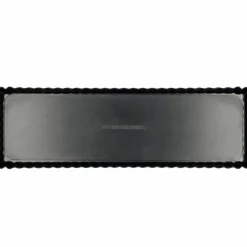 Pajform rektangulär 35×11 cm, mörkgrå