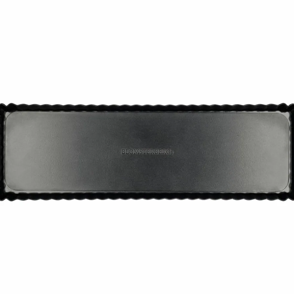 Pajform rektangulär 35×11 cm, mörkgrå