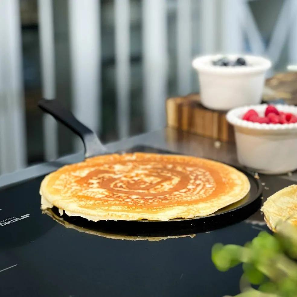 Pannkakspanna 24 cm, kolstål