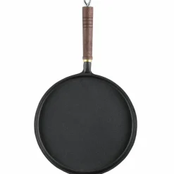 Pannkakspanna med trähandtag