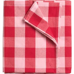 Paola bordsduk 250x145 cm, röd/rosa