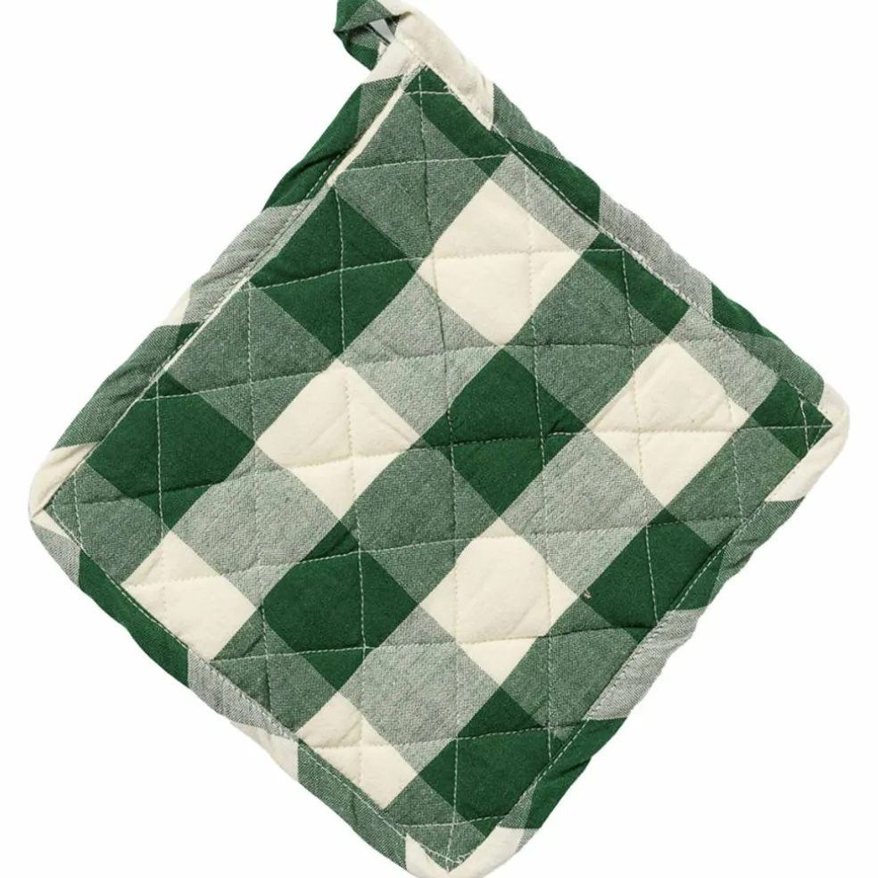 Paola grytlapp 20×20 cm, röd/rosa