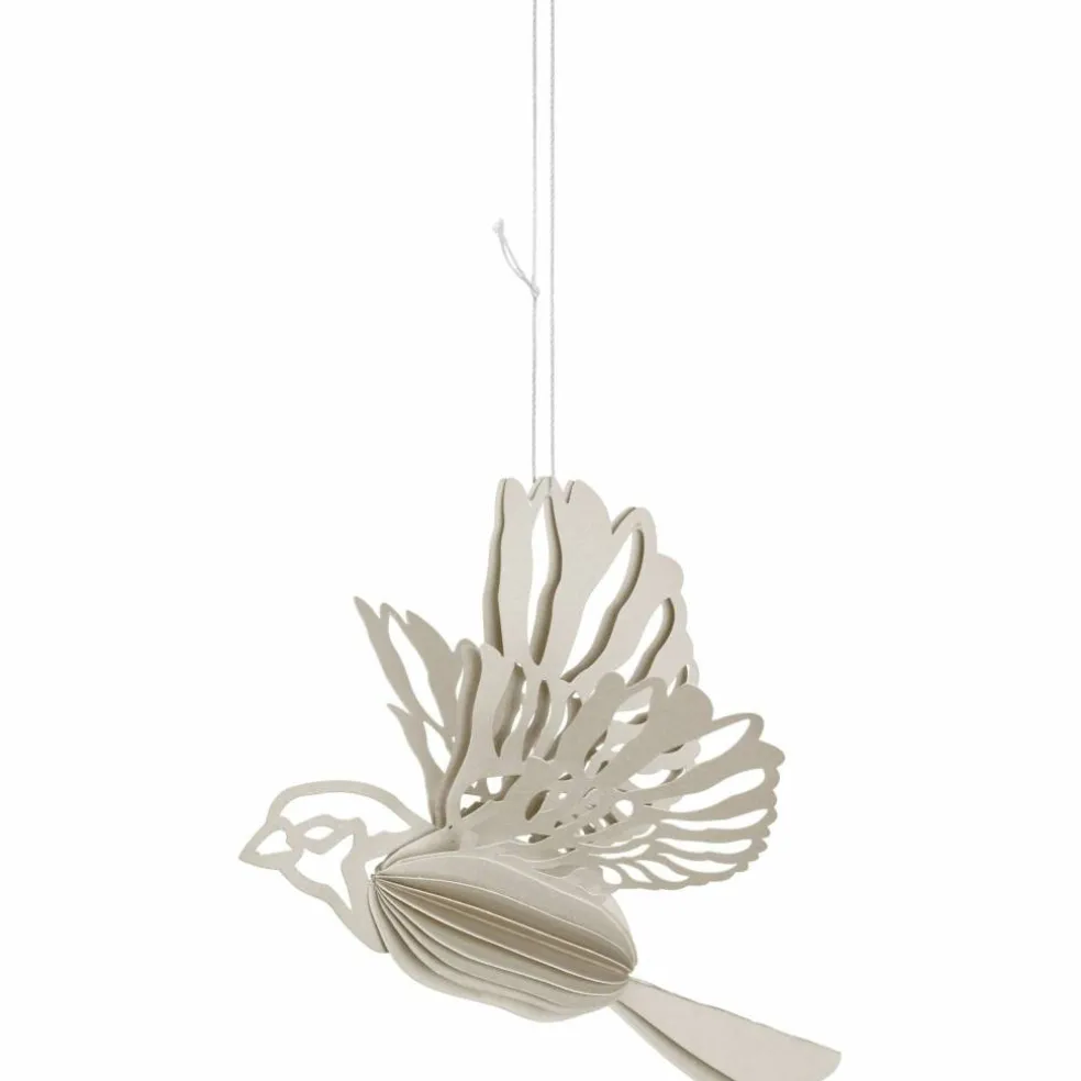 Paper Bird pappershänge 2-pack, coffee