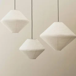Paper Diamond lampskärm 60 cm, classic white