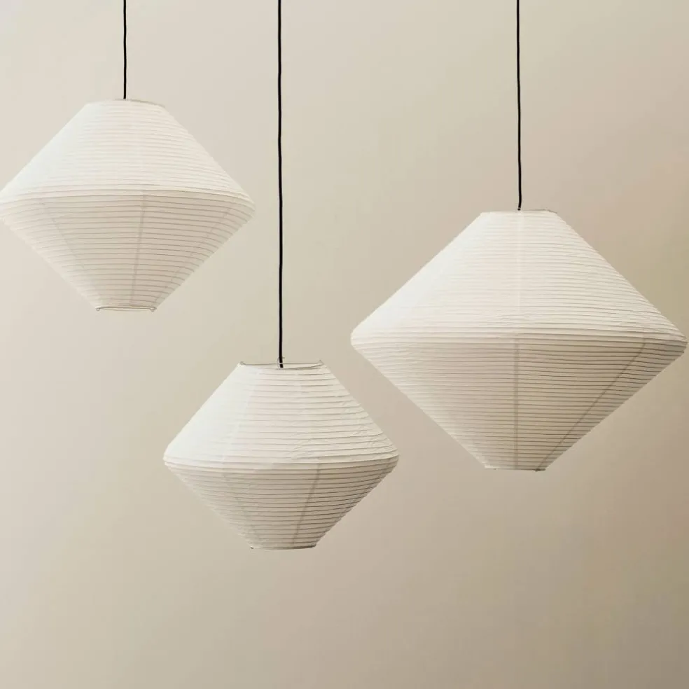 Paper Diamond lampskärm 60 cm, classic white