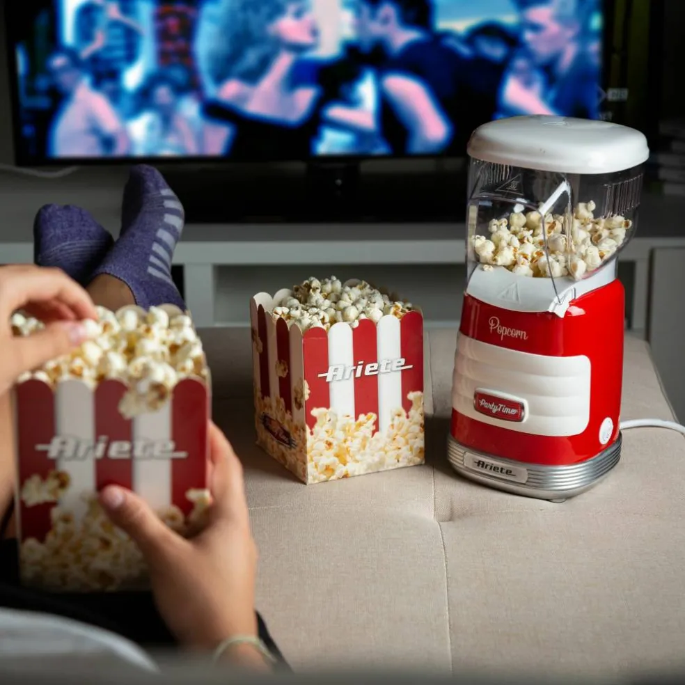 Party Time Popcornmaskin, röd