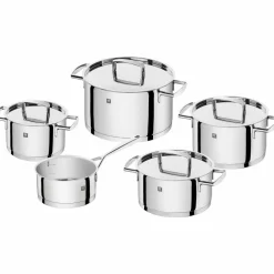 Passion gryt- och kastrullset 5 delar + 4 lock, rostfritt stål